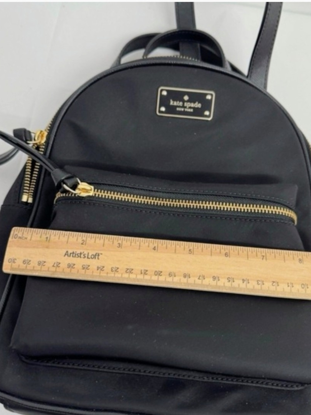 Kate Spade Mini Backpack with Gold Hardware - Picture 9 of 9